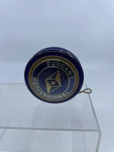 Vintage Duncan Professional Diamond Yo-Yo Collectible Dark Blue Toy - Picture 1 of 5