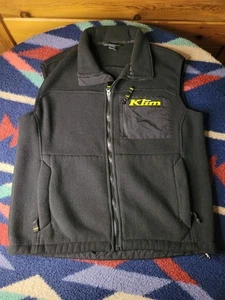 Klim Everest Weste Herren Medium schwarz Full Zip Fleece Outdoor Schneemobil - Bild 1 von 6