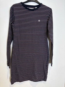 Ladies Navy Striped Dress Size 10 From JACK WILLS - Picture 1 of 4