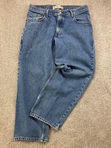 Levi's 550 Jeans Boy's 16 Husky 34x28 Relaxed Fit Straight Leg Med Wash - Picture 1 of 14