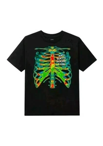 Anti Social Social Club Blow To The Chest Black Tee - Members Only Release - Picture 1 of 2