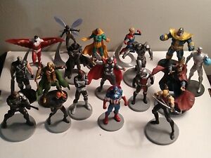 Marvel's The Avengers 4 Inch Cake Topper Figures Lot Of 18