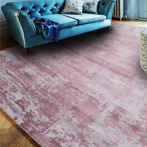 Abstract Rug for Bedroom Living Room Heather Purple Large Quality Acrylic Rug - Picture 1 of 6
