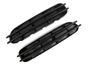 Matte Black Side Fender Grille Grill Set for 5 Series BMW E60 E61 05-10 M5 - Picture 1 of 2