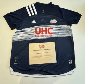 Adidas New England Revolution Signed Jersey Teal Bunbury w/ COA - 2XL, NWT 2020 - Picture 1 of 2