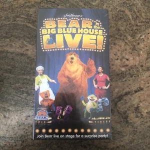 Bear In The Big Blue House Live VHS ,2003 , Factory Sealed ,Jim Henson - Bild 1 von 4