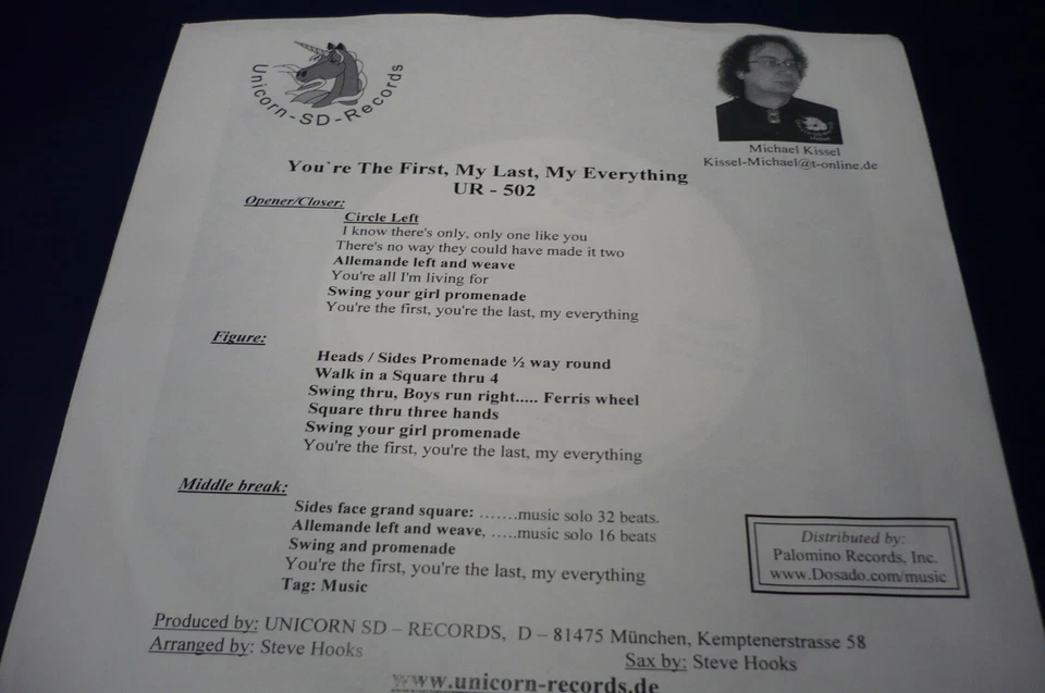Square Dance Record --- You`re The First, My Last, My Everything---neu - Bild 1 von 1