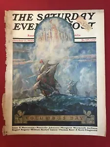 Vintage Magazine Cover Saturday evening post October 11, 1930 Statue of Liberty - Foto 1 di 2