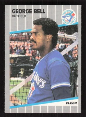 1989 Fleer #226 George Bell Toronto Blue Jays - Image 1 of 2
