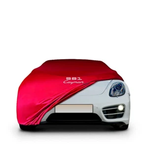 ➥ 981 Cayman Car Cover, Custom Fit indoor Cover for all 981 Model Soft Cover - Picture 1 of 5
