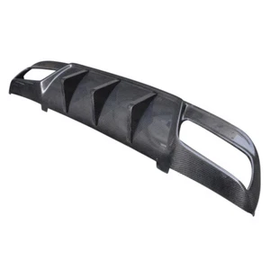 For Mercedes Benz W205 C205 C63 C63S AMG Carbon Fiber Rear Bumper Diffuser Lip - Picture 1 of 12