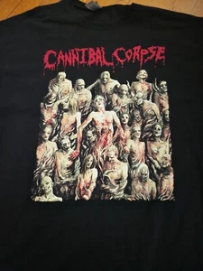 Cannibal Corpse Bleeding Shirt XL Chris Barnes death metal heavy brutal - Picture 1 of 2