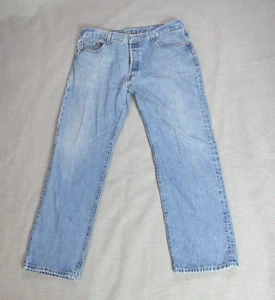 Vintage Levis 501 Jeans Herren 40X32 Blau Distressed Denim Button Fly 90s Grunge - Bild 1 von 14