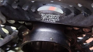 CASSETTA Pacco Pignoni SHIMANO XT CS-M770 11-34 9 VELOCITÀ 9V 9S - Foto 1 di 9
