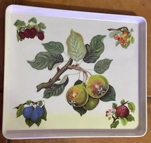 PORTMEIRION by Susan Williams-Ellis Fruit-themed 12"x10" plastic serving tray - Picture 1 of 3