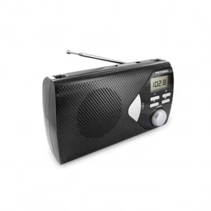 Radio Metronic Portátil AM / FM con función de despertador - Negro Usado - Imagen 1 de 1