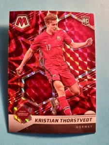 Kristian Thorstvedt 2021-2022 Norway RC FIFA Road To World Cup Red Mosaic #58 - Picture 1 of 2