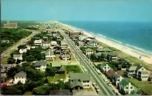 Cartolina Virginia Beach Virginia veduta aerea cromata non spedita - Foto 1 di 2