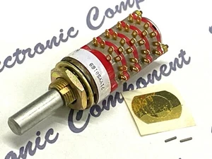 1 Stück - GRAYHILL 71YY50169 SWITCH ROTARY 2-12POS 4-Deck - USA, NOS (Großpackung) - Bild 1 von 8