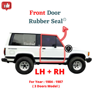 Pair Isuzu Trooper / Bighorn 3D Model (1984-1987) Front Door Rubber Seal