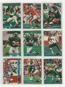 New York Jets 1991 Topps Stadium Club Team Set (14) w/RC Ken O'Brien Al Toon - Picture 1 of 2