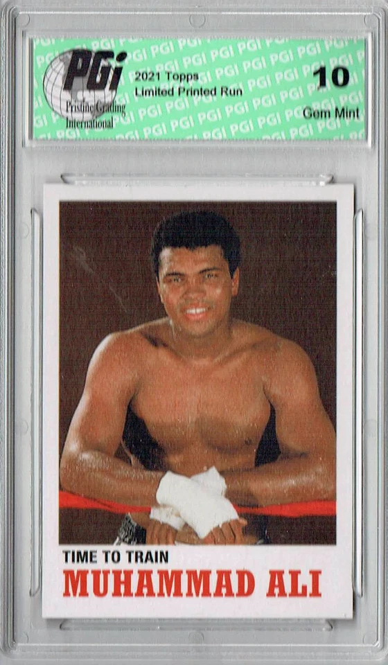 Rare Muhammad Ali 2021 Topps #26 Print Run: 1,274 Trading Card PGI 10 - Image 1 of 1