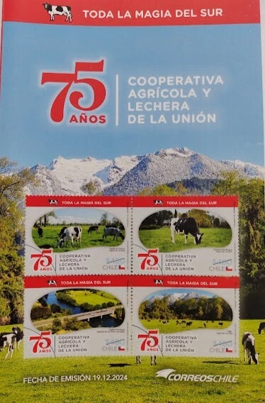 Folleto Chile 2024 75 años Cooperativa Agrícola y Lechera de la Unión Foto 1 de 1