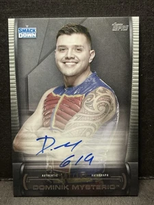 Dominik Mysterio Auto Rookie 2021 Topps WWE Undisputed Superstar ON CARD Au /199 - Picture 1 of 3
