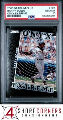 Stadium Club Onyx Extreme 2000 #oe5 Barry Bonds Giants PSA 10 Foto 1 de 3