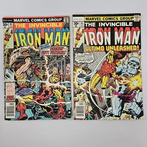 Iron Man 1ª Serie #94 y #95 Marvel Comics 1976 Lote de 2 Libros De Colección LEER⬇ - Imagen 1 de 12