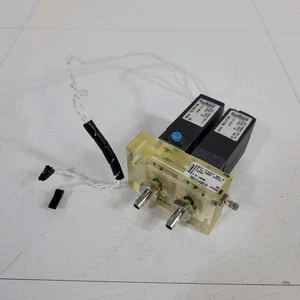 Burkert 774457 2 Station Solenoid Valve Manifold 24VDC 5W 43psi Max NC Operation - Picture 1 of 8