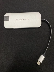 HyperDrive SLIM 8-in-1 USB-C Hub - Silver - Working - Barely Used - Picture 1 of 1