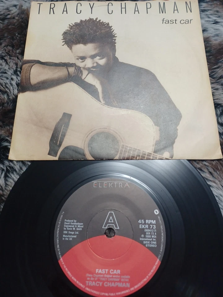 Tracy Chapman - Fast Car 7" Vinyl Record - EKR 73 VG+ Picture Sleeve  Foto 1 de 1