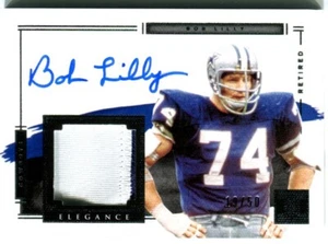 BOB LILLY 2021 Panini Impeccable JERSEY PATCH AUTO Autograph HOF Cowboys /50 - Picture 1 of 2