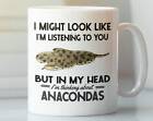 Anaconda Gifts Anaconda Mug Anacondas Coffee Cup I Might Look Like I'm Listening