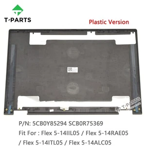 LCD Back Cover Rear Lid BLK for Lenovo Ideapad Flex 5-14IIL05 -14ARE05 -14ALC05 - Picture 1 of 4