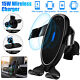 15W Car Wireless Charger Auto Air Vent Mount Holder Charging for iPhone Samsung