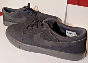 Nike SB Portmore II Solar Canvas Men’s Size 10 Black 880268-001 Super Clean - Picture 1 of 8