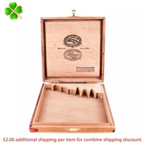 Caja de cigarros de madera vacía Padron Sampler 7,25" x 7,75" x 1,25" - Imagen 1 de 12
