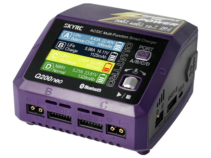 SkyRC SK100197-01 Q200 Neo LiPo 1-6s 10A 200W AC