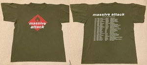Camiseta verde Massive Attack 2008 Tour BANDA regalo para fan S a 5XL GC3226 - Imagen 1 de 3