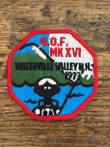 Vtg Waterville Valley NH 3” Sew On Embroidered Patch Badge New Hampshire 1973 - Picture 1 of 4