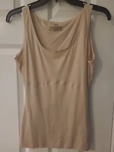 Camiseta sin mangas Maidenform Flexees smoothin Shapewear XL beige suavizante - Imagen 1 de 4