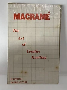 NIP Vintage Old Stock 1970s 1980s Crafts Macrame Work Knotting Board 18” X 12” - Picture 1 of 5