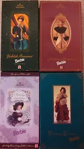 NRFB 4 Hallmark Special Edition Barbie 1994/95/96 NEUWERTIG + 1987 Vintage Ornament - Bild 1 von 10