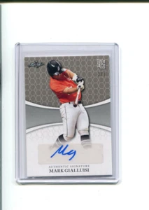2022 Leaf Perfect Game Showcase Blank Back Silver Mark Gialluisi Auto 1/1 - Picture 1 of 2