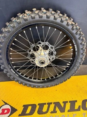 KTM Husqvarna GasGas Excel Front Black Rim Hub Dunlop 125 250 350 450 SX SXF - Image 1 of 4