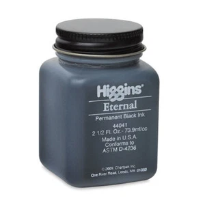 Tinta negra eterna Higgins para caligrafía, dibujo, etc. 2,5 oz - Imagen 1 de 1