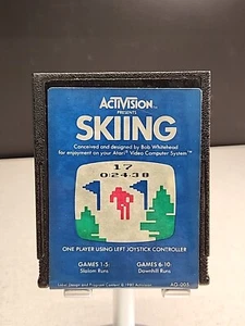 Skiing (Atari 2600, 1980) Vintage Cart Only - UNTESTED! - Picture 1 of 4
