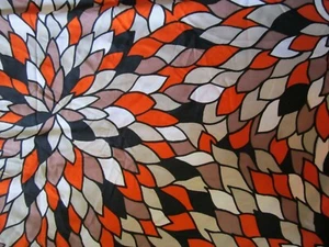 Vintage Fisher & Gentile Stretchy Poly Fabric 1960s 1970s Retro 2.5 Yards x 48” - Picture 1 of 4